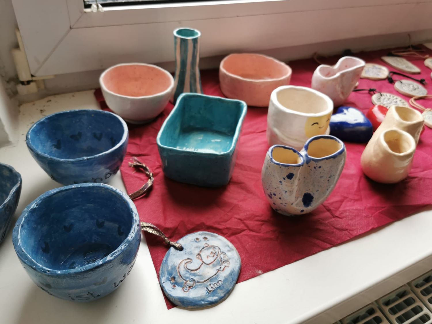 Keramik der Gruppe Lebenshilfe