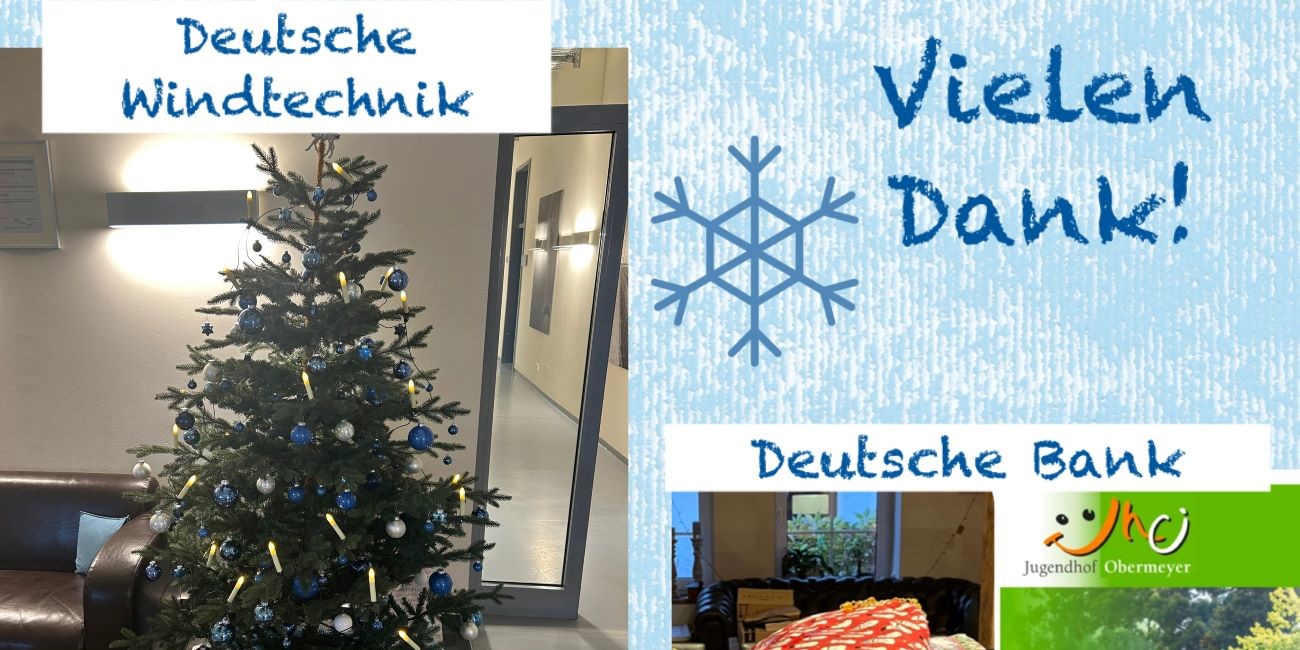 Danke den Spendern der Aktion Weihnachtswünsche.
